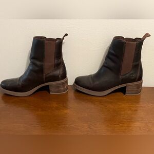Timberland Brown Leather Chelsea Ankle Boots